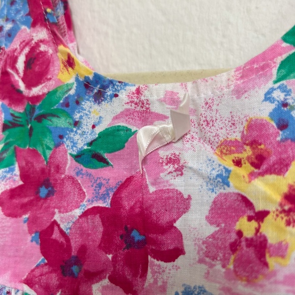 VINTAGE KOKOMO KIDS Toddler Girl Pink‎ Floral Dress - size 18 Months - adorable - Picture 4 of 12